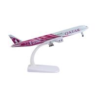 Bswath 1:300 Scale Model Plane World Cup 777 Model Airplane Diecast Airplanes for Gift and Collection