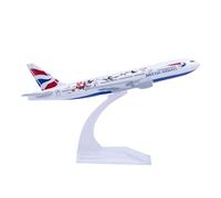 Bswath 1:400 Scale British B777 Metal Plane Model - Die-cast Alloy Airplane for Gift and Collection