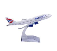 Bswath 1:400 Scale Model British Airways B747 Plane Diecast Airplane for Adult Hobbyists and Collectors