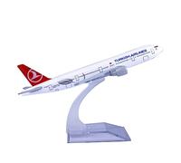 Bswath 1:400 Scale Model Plane Turkey B777 Model Airplane Metal Plane Die-cast Airplanes for Gift and Collection