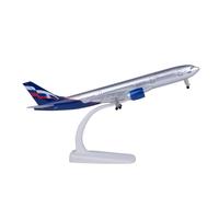 Bswath Airplane 1:300 Scale Russian A330 Plane Model for Gift and Decoration, Red