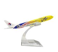 Bswath Airplane Model 1:400 Scale Model Plane Malaysia A330 Model Aircraft Metal Alloy Die-cast Airplanes for Gift and Collection(Tiger