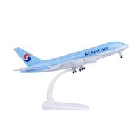 Bswath Model 1:300 Scale Model Airplane Korean A380 Model Plane Metal Alloy Die-cast Airplanes for Gift and Collection