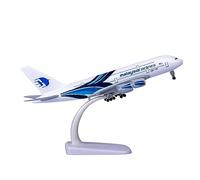 Bswath Model Airplane 1:300 Scale Malaysia Airbus 380 Model Plane Metal Alloy Diecast Plane for Gift and Decoration