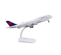 Bswath Model Airplane 1:300 Scale Model American Plane Delta B747 Model Plane Model for Gift and Decoration (Delta 747)