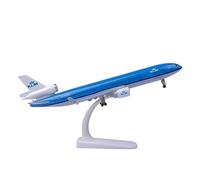 Bswath Model Airplane 1:300 Scale Model Holland MD11 KLM Model Plane Metal Alloy Model for Gift and Decoration
