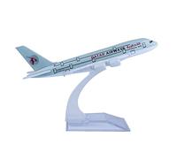 Bswath Model Airplane 1:400 Qatar A380 Model Plane Metal Plane Diecast Alloy Airplanes for Gift and Collection