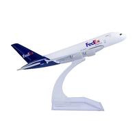 Bswath Model Airplane 1:400 Scale Model A380 Model Plane Metal Plane Model Die-cast Alloy Airplanes for Gift and Collection