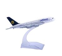 Bswath Model Airplane 1:400 Scale Model Germany Deutsche Lufthansa A380 Plane Model Diecast Airplanes for Gift and Collection