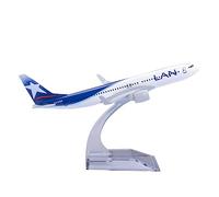 Bswath Model Airplane 1:400 Scale Model LAN Airlines B737 Model Plane Metal Plane Die-cast Alloy Airplanes for Gift and Collection