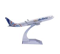 Bswath Model Plane 1:400 Scale Model Dubai B737 Model Airplane Diecast Airplanes Metal Plane Model for Gift