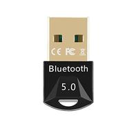 BSWL USB Bluetooth 5.0 Adapter Wireless Bluetooth Dongle/Receiver for PC Laptop Desktop Computer for windows 11/10/8/7 for Headset Speaker Keyboard Mouse Printer Plug and Play, Black