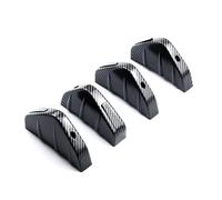 BSWNSJZT for OPEL Zafira 5seats 2013-2025 Car Rear Bumper Lip Diffuser, 4Pcs Car Back Bumper Spoiler Lip Splitter Anti-Crash Accessory,Carbon Fiber