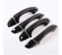 BSWRTH Exterior Door Handle Covers Compatible with Skoda for Superb 2009 2010 2011 2012 2013 Black Chrome Car Door Handle Cover Trim Sticker Styling Exterior Accessories