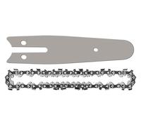 BSWXX 1/2/4PCS 4 Inch .043" 28 Drive Links 1/4" Pitch Steel Chainsaw with Guide Semi Chisel Chains Wood Cutting Parts Tool .0424