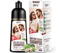 BSY Noni Dark Brown Hair colour shampoo -180 ml | No Ammonia | 3 in 1 - Hair Dye Shampoo, Conditioner for women | Noni Fruit Hair Dye for Men | 5 Minutes Hair Color
