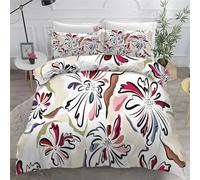 BSYYZQC Abstract Single Duvet Cover, Optical Illusions Bedding, Microfibre Duvet Cover Set with Zipper Closure, Soft Cosy Quilt Cover, 2 Pillowcases 50x75 cm, 3 Pcs for Bedroom Decor