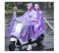BSZCXBVMP Outdoor Mobility Scooter Cape Rain Raincoat Cover, PVC Rain Poncho For E-Bike Bicycle Motorcycle Scooter Multicolor Single Double Use(Roland Violet,Double)