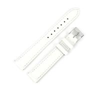 BSZCXBVMP Quick Release Leather Watch Replacement Straps, Leather Watch Strap For Men And Women Multiple Sizes Multicolor Stainless Steel Buckle(Wit,20mm)