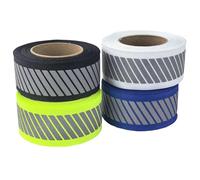 BSZCXBVMP Reflective Ribbon, Reflective Fabric Tape Strips Multicolor For Sewing(Blu)