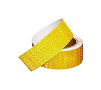 BSZCXBVMP Self Adhesive Fluorescent Reflector Warning Tape, Reflective Safety Tape Multicolor 2.5cm And Width(Unique Colour,2.5cm)