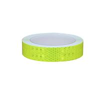 BSZCXBVMP Self Adhesive Fluorescent Reflector Warning Tape, Self-Adhesive Reflective Warning Tape Multicolor 1 inch x 32.8 feet(Fluorescent Green)