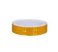 BSZCXBVMP Self Adhesive Fluorescent Reflector Warning Tape, Self-Adhesive Reflective Warning Tape Multicolor 1 inch x 32.8 feet(Unique Colour)
