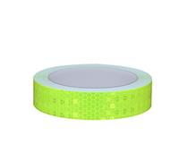 BSZCXBVMP Self Adhesive Fluorescent Reflector Warning Tape, Self-Adhesive Reflective Warning Tape Multicolor 1 inch x 32.8 feet(Fluorescent yellow)