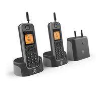BT Elements Cordless Landline House Phone, Home Phone, 1 km Range, IP67 Rated, Nuisance Call Blocker, Answer Machine, Twin Handset Pack