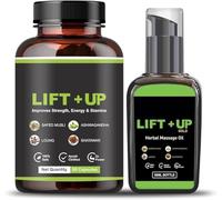 BT 1.69floz New Lift-up Combo (Massage Oil & Capsule) | Massage Oil for Men's 50 Ml Pack of 1 & Capsule 60 Pics