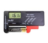 BT-168D Digital Battery Tester & Checker for AA AAA C D 9V 1.5V Button Cell Batteries - Portable, No Power Needed, LCD Display, Accurate Voltage Measurement for Home & Professional Use