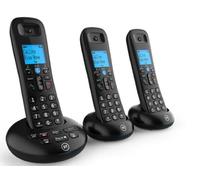 BT 3570 Cordless Landline House Phone with Nuisance Call Blocker, Digital Answer Machine, Trio Handset Pack