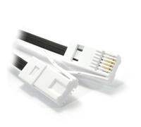 kenable BT 4 Wire 431A Plug to 4 Wire Male Plug Telephone Cable Lead 1m BLACK