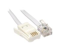 kenable 4 Wire BT Plug to RJ11 Crossover Telephone Cable 2m [2 metres]