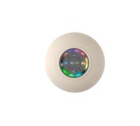 BT 5 0 Shower Speaker with Color Light, IPX4 Waterproof, Handsfree Calling (White)