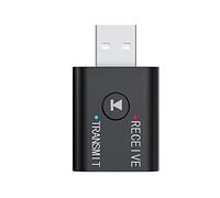 BT 5.0 Wireless Adapter with USB & 3.5mm AUX for Bluetooth Transmission and Reception