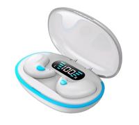BT 5.3 Invisible Sleep Earphone Noise Cancelling Wireless Stereo Headset (White)