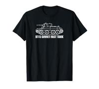 BT-5 Fast Tank T Shirt Gift Soviet Russia WW2 Tshirt T-Shirt