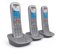 BT 5960 Cordless Landline House Phone with Nuisance Call Blocker, Digital Answer Machine, Trio Handset Pack