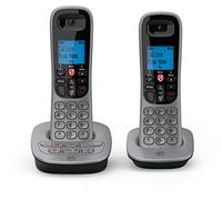 BT 7660 Cordless Landline House Phone, Nuisance Call Blocker, Call Block Button, Answer Machine, Twin Handset Pack