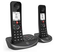 BT Advanced Cordless Landline House Phone with 100 Percent Nuisance Call Blocker, Digital Answering Machine, Twin Handset Pack