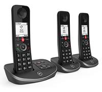 BT Advanced Cordless Landline House Phone with 100 Percent Nuisance Call Blocker, Digital Answering Machine, Trio Handset Pack