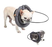 BT Bear Blind Dog Collar,Elizabethan Collar with Blind Dog Harness Guiding Device,Pet Prevent Collision Collar,Face Protection Pet Safe Accessories for Cats Small Dogs (S)