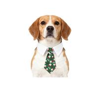 BT Bear Christmas Dog Ties Xmas Tie Neckties Collars for Cats Small Dogs Medium Large Dogs (Green Santa, L)