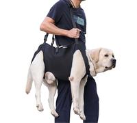 BT Bear Dog Carry Sling, Dogs Emergency Backpack Pet Legs Support & Rehabilitation Lift Harness, Dog Carrier for Senior Joint Injuries, Arthritis, Up and Down Stairs, Paralysis Dogs Walk (L)