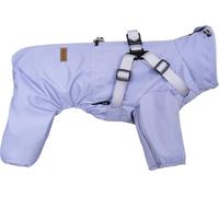 BT Bear Dog Harness Raincoat,Adjustable 4 Legs Dog Jacket with Harness Reflective Jumpsuit Waterproof Coat for Small Medium Dogs,Purple XL