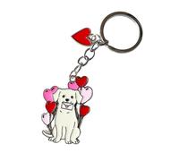 BT Bear Dog Keychain,Dog Keyring Bag Pendant Cute Puppy Charm Gifts for Women Men Children Birthday Keyring,Love Golden Retriever
