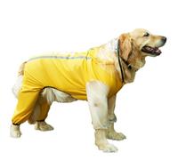 BT Bear Dog Raincoat with Legs,Breathable Four-legs Large Dog Raincoats Waterproof with Reflective Strips & Hood Jumpsuit for Large Dogs,6XL