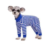 BT Bear Dog Recovery Suit,Elastic Puppy Small Dogs After Surgery Onesie Protect Joints Anti Licking for Female Male Dogs,Pets Pajamas PJS Bodysuit for Cats Small Medium Dogs,Dark Blue XXL