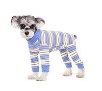 BT Bear Dog Recovery Suit,Elastic Puppy Small Dogs After Surgery Onesie Protect Joints Anti Licking for Female Male Dogs,Pets Pajamas PJS Bodysuit for Cats Small Medium Dogs,Blue XL